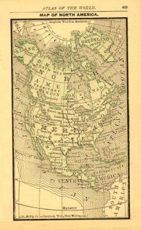 Map of North America