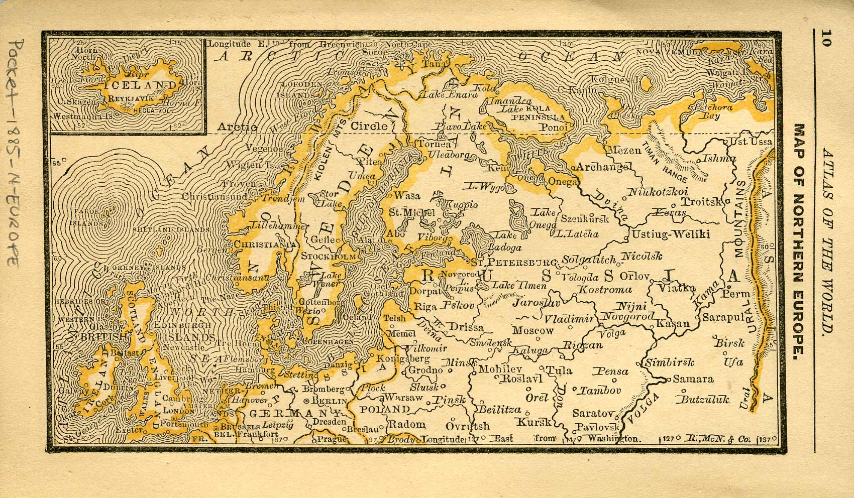 Map of Northern Europe