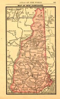 Map of New Hampshire