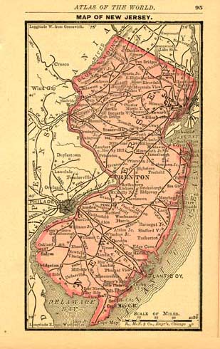 Map of New Jersey