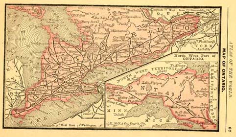 Map of Ontario