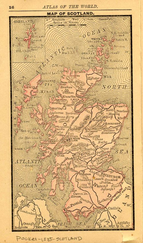 Map of Scotland