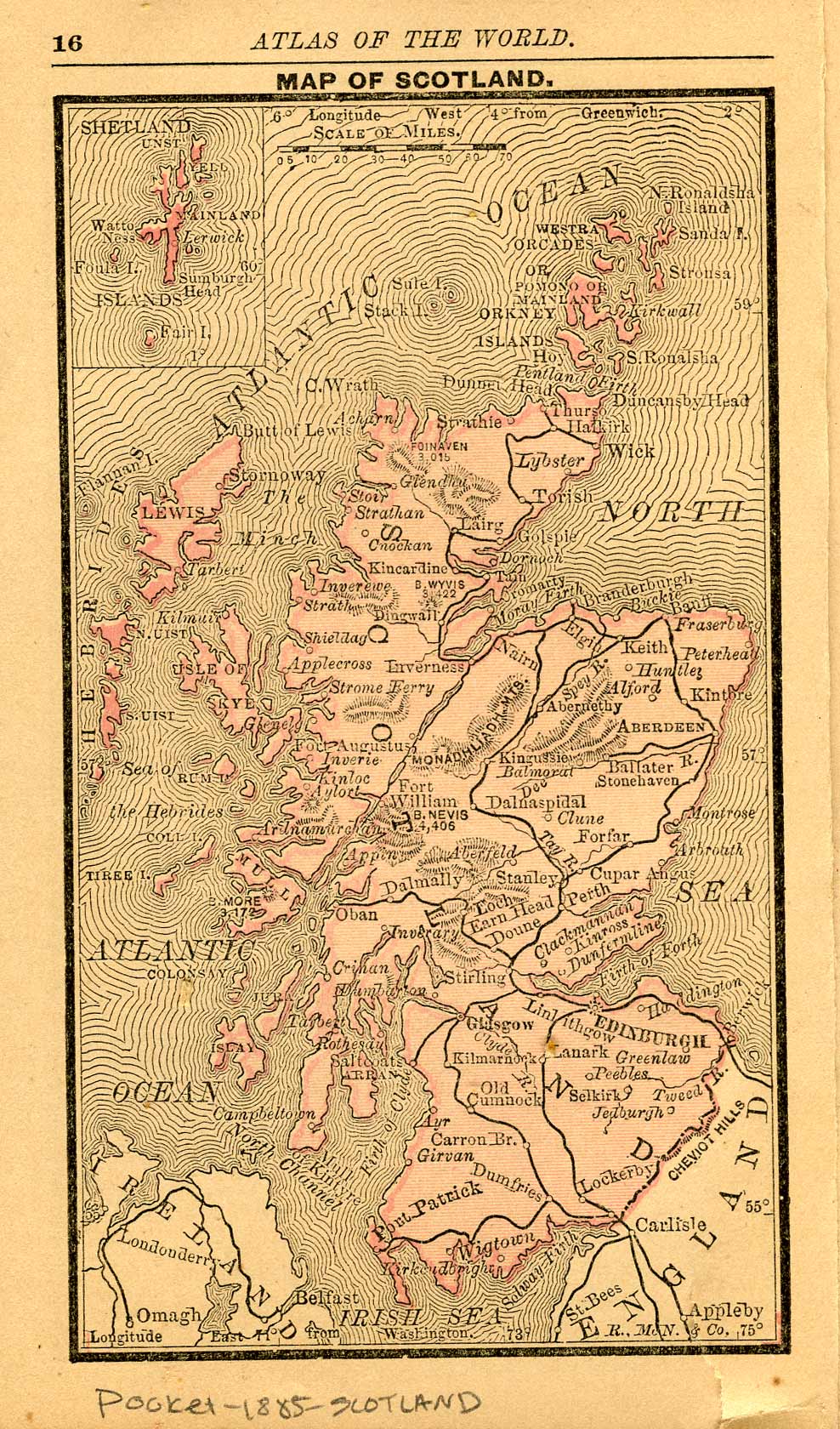 Map of Scotland Map of Scotland