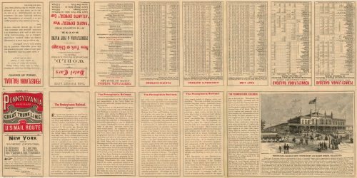 General Map of the Pennsylvania Railroad and Connections