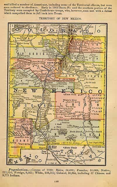 Territory of New Mexico Territory of New Mexico
