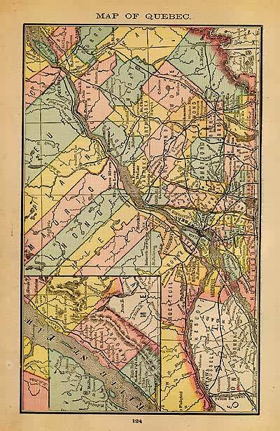 Map of Quebec Map of Quebec