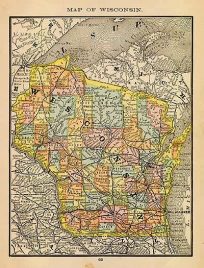 Map of Wisconsin