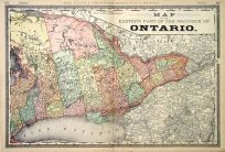 Map of the Eastern Part of the Province of Ontario