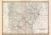 Railroad and Township Map of Arkansas