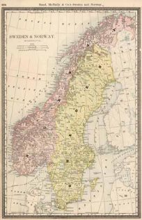 Sweden & Norway. Scandinavia.