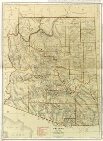 Rand McNally Standard Map of Arizona