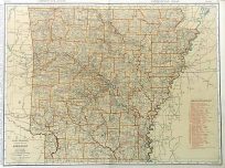 Rand McNally Standard Map of Arkansas