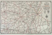 Rand McNally Junior Auto Road Map of Arkansas