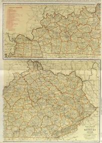 Rand McNally Standard Map of Kentucky