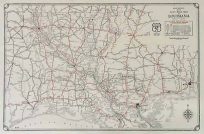 Rand McNally Junior Auto Road Map of Louisiana