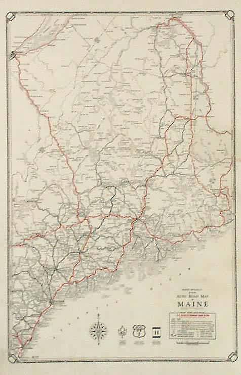 Rand McNally Junior Auto Road Map of Maine Rand McNally Junior Auto Road Map of Maine