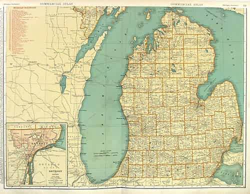 Rand McNally Standard Map of Michigan (Southern part) Rand McNally Standard Map of Michigan (Southern part)