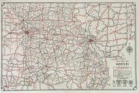 Rand McNally Junior Auto Road Map of Missouri