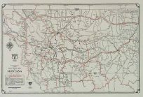 Rand McNally Junior Auto Road Map of Montana