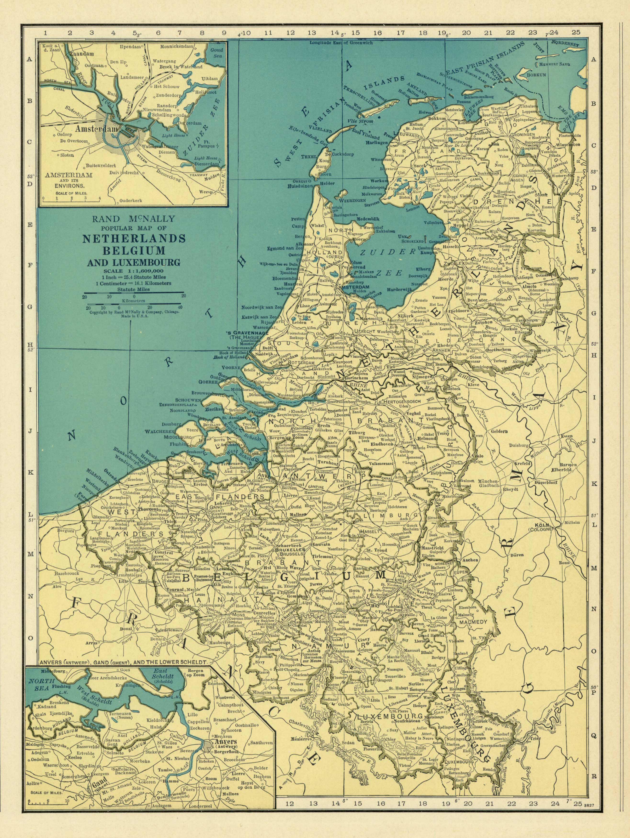 Map of Netherlands Map of Netherlands