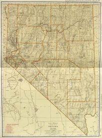 Rand Mcnally Standard Map of Nevada