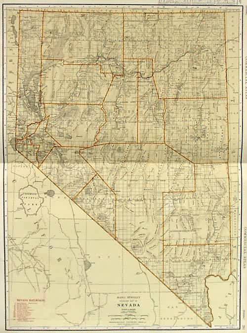 Rand Mcnally Standard Map of Nevada Rand Mcnally Standard Map of Nevada