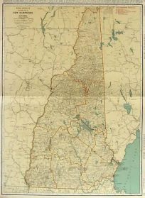 Rand Mcnally Standard Map of New Hampshire