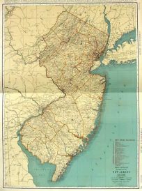 Rand Mcnally Standard Map of New Jersey