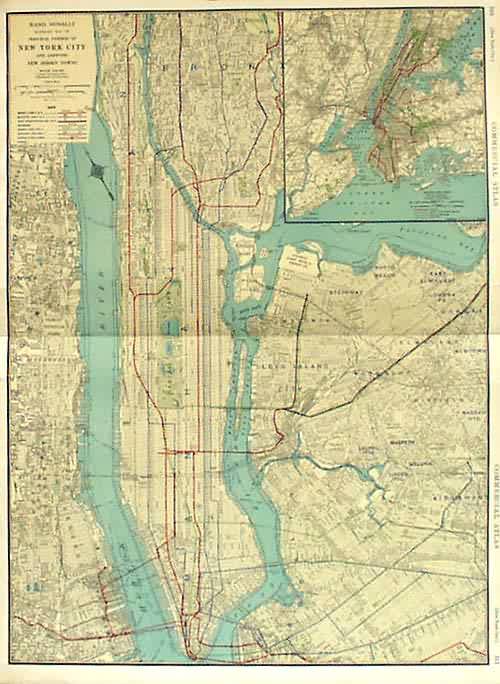 Rand Mcnally Standard Map of New York City