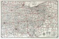 Rand McNally Junior Auto Road Map of Ohio