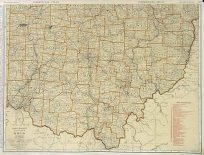 Rand Mcnally Standard Map of Ohio