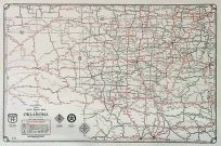 Rand McNally Junior Auto Road Map of Oklahoma