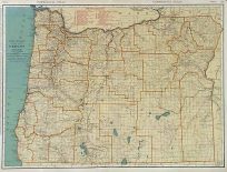 Rand Mcnally Standard Map of Oregon