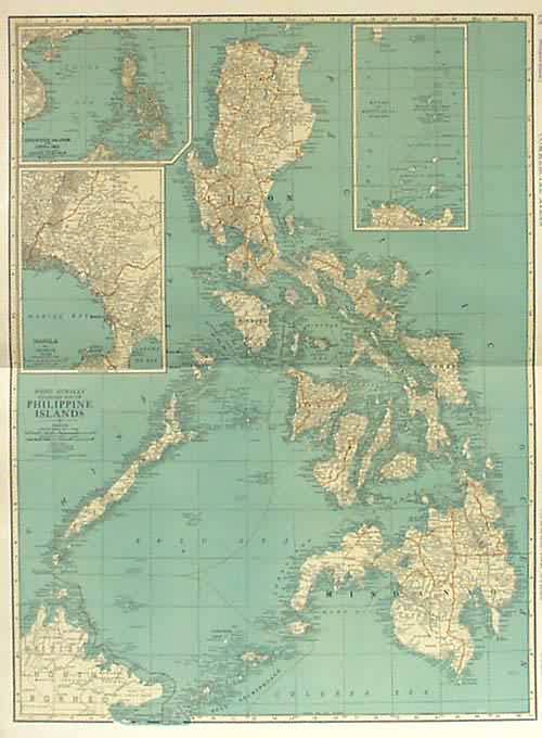 Rand McNally Standard Map of Philippine Islands