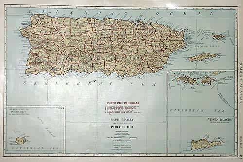 Rand Mcnally Map of Puerto Rico