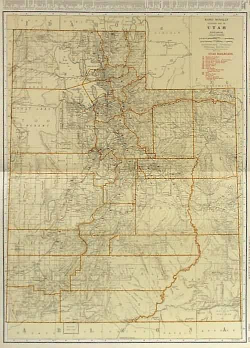 Rand McNally Standard Map of Utah