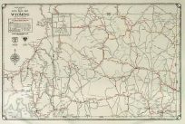 Rand McNally Junior Auto Road Map of Wyoming