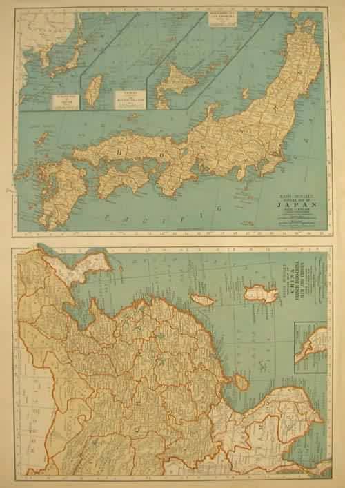 Rand McNally Standard map of China and Japan