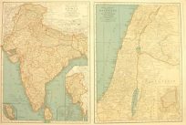 Rand McNally Standard map of India and Palestine