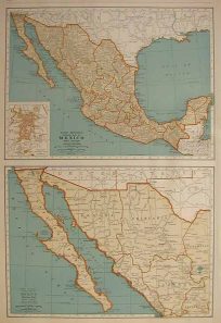 Rand McNally Standard map of Mexico
