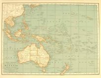 Rand McNally Standard map of Oceania