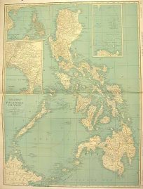 Rand McNally Standard map of Philippine Islands