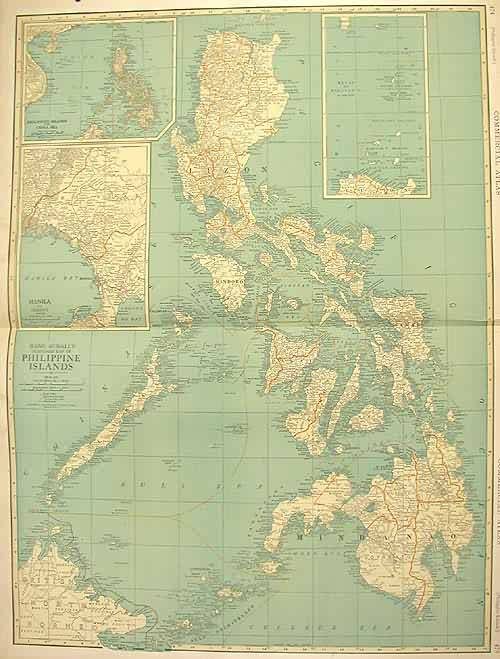 Rand McNally Standard map of Philippine Islands