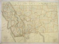Rand McNally  Map of Montana