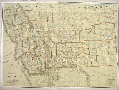 Rand Mcnally Map Of Montana - Art Source International