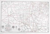 Rand McNally Junior Auto Road Map of Oklahoma