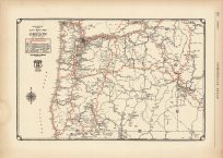 Rand McNally  Map of Oregon