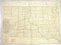 Rand McNally Standard Map of South Dakota