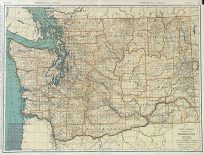 Rand McNally Standard Map of Washington