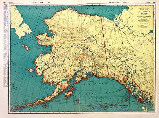 Rand McNally Standard Map of Alaska